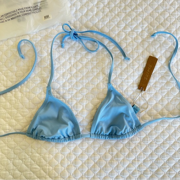 SKIMS Other - SKIMS SWIM TRIANGLE TOP | IRIS BLUE | XS